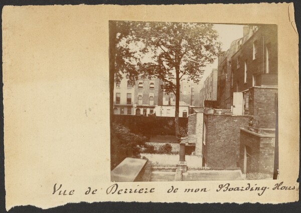 Unknown, [View from back of boarding house]