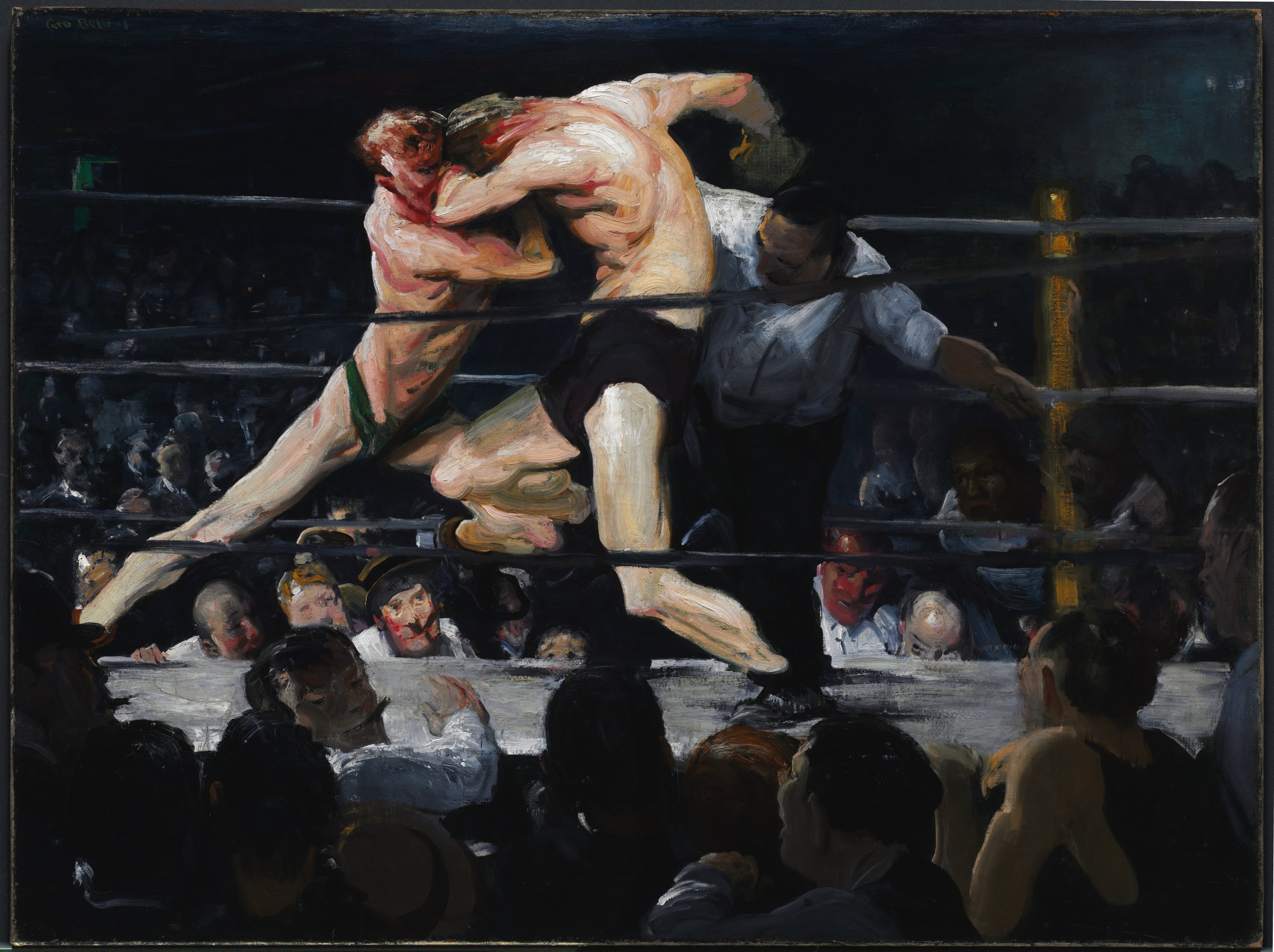 George Bellows, Stag at Sharkey's