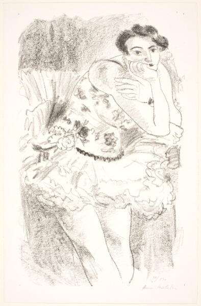 Henri Matisse, Stående danserinde, der støtter hovedet til sin hånd