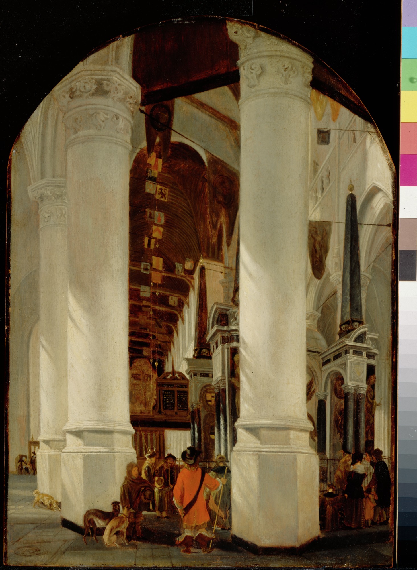 Emanuel de Witte, The Nieuwe Kerk at Delft with the Tomb of Willem the Silent