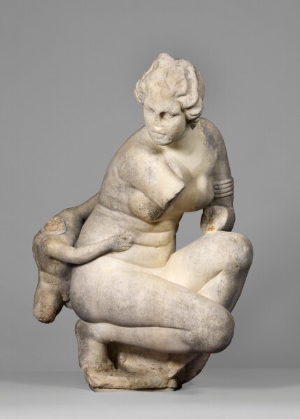Unknown, Statue of a Crouching Venus