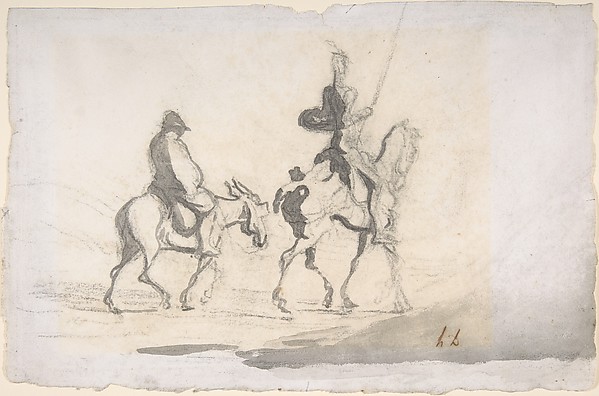 Honoré Daumier, Don Quixote and Sancho Panza