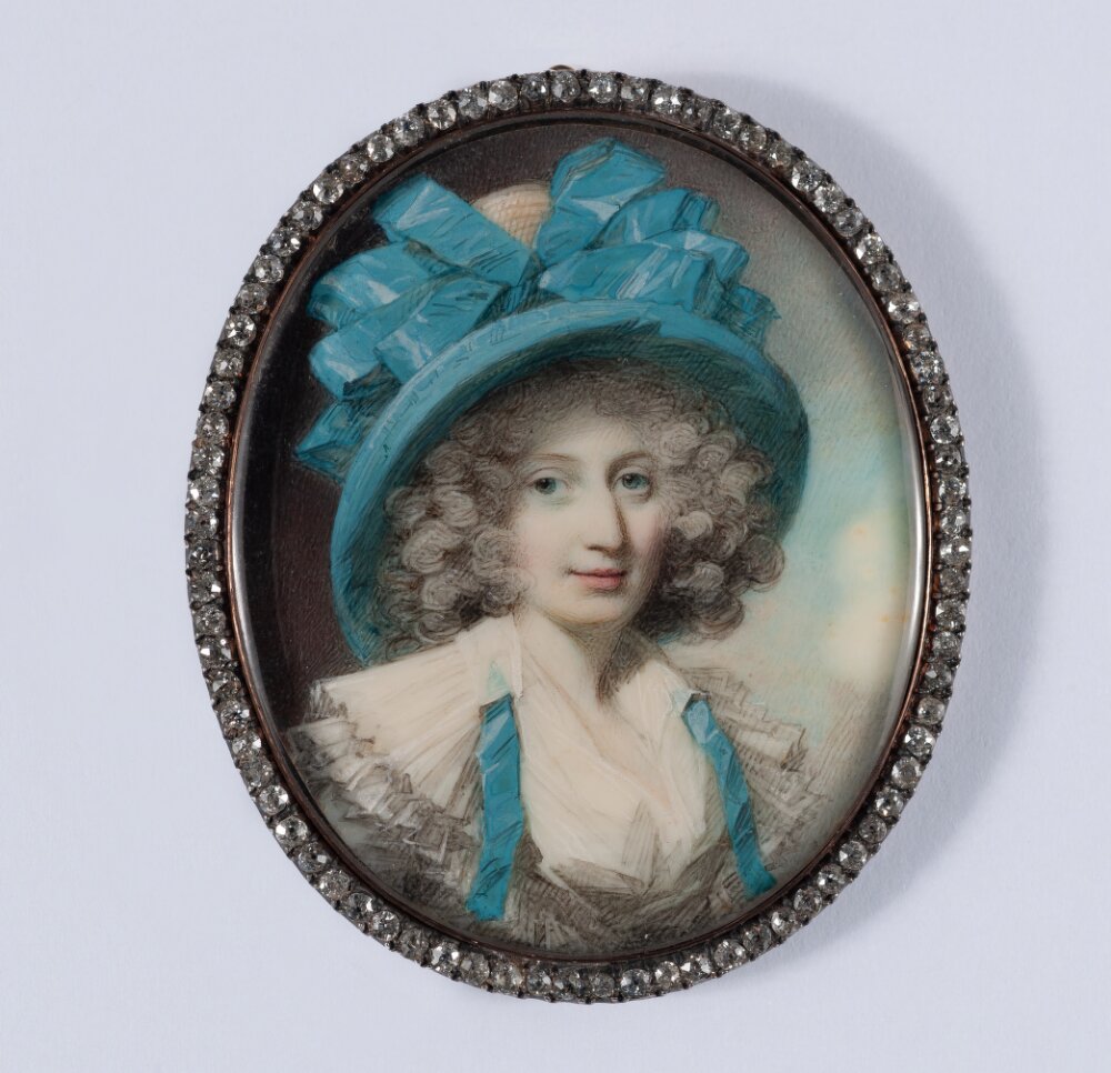 George Engleheart, Portrait of a Lady, traditionally identified as Miss Bedingfield