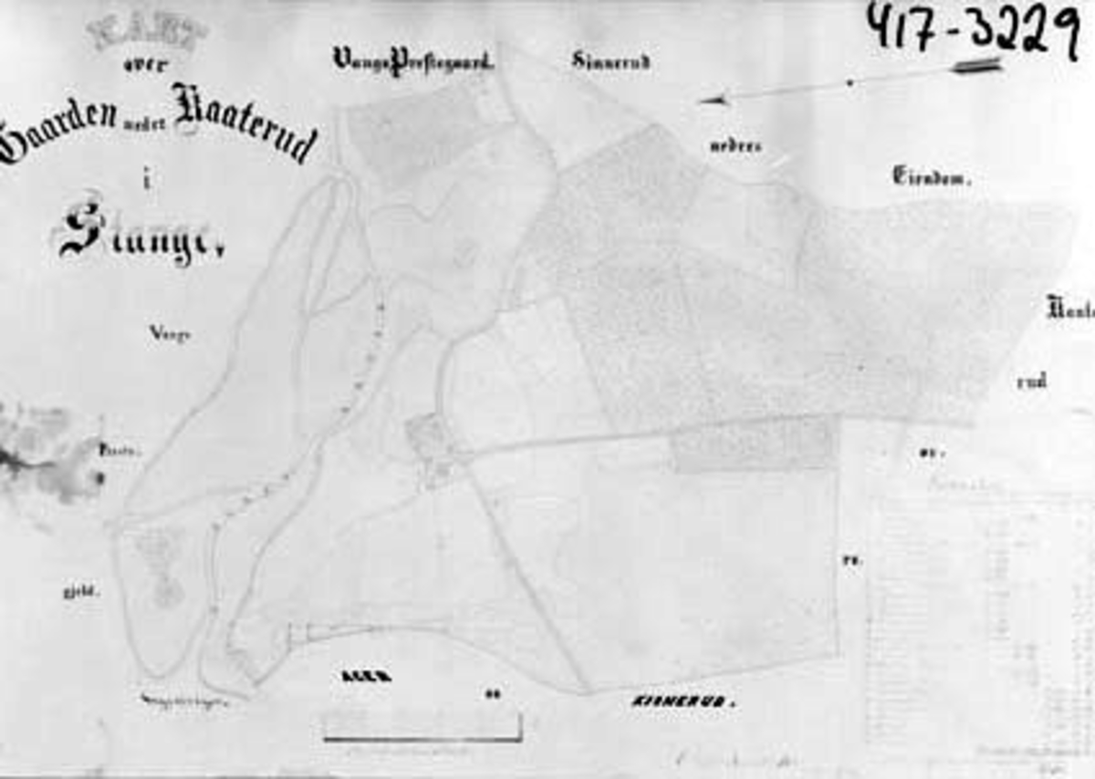Anno Domkirkeodden, KART: GARDSKART, KAATERUD NEDRE, OTTESTAD