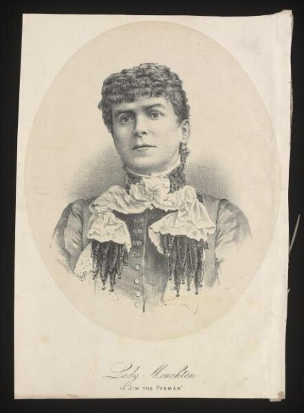 Unknown, Lady Monckton in "Jim the Penman"