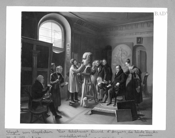 Carl Christian Vogel von Vogelstein, Studio of the sculptor (Portraits)