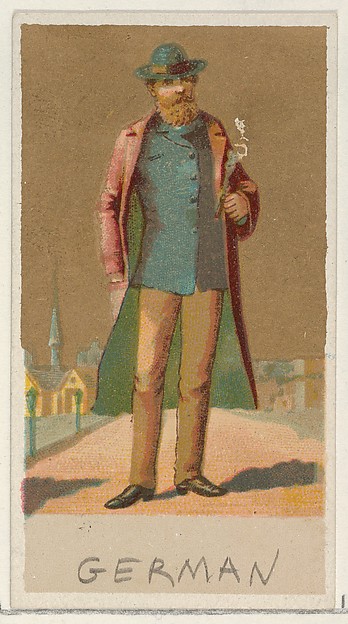 Allen & Ginter, German, from the Natives in Costume series (N16), Teofani Issue, for Allen & Ginter Cigarettes Brands