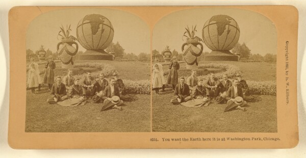 Benjamin West Kilburn, You want the Earth here it is at Washington Park, Chicago.