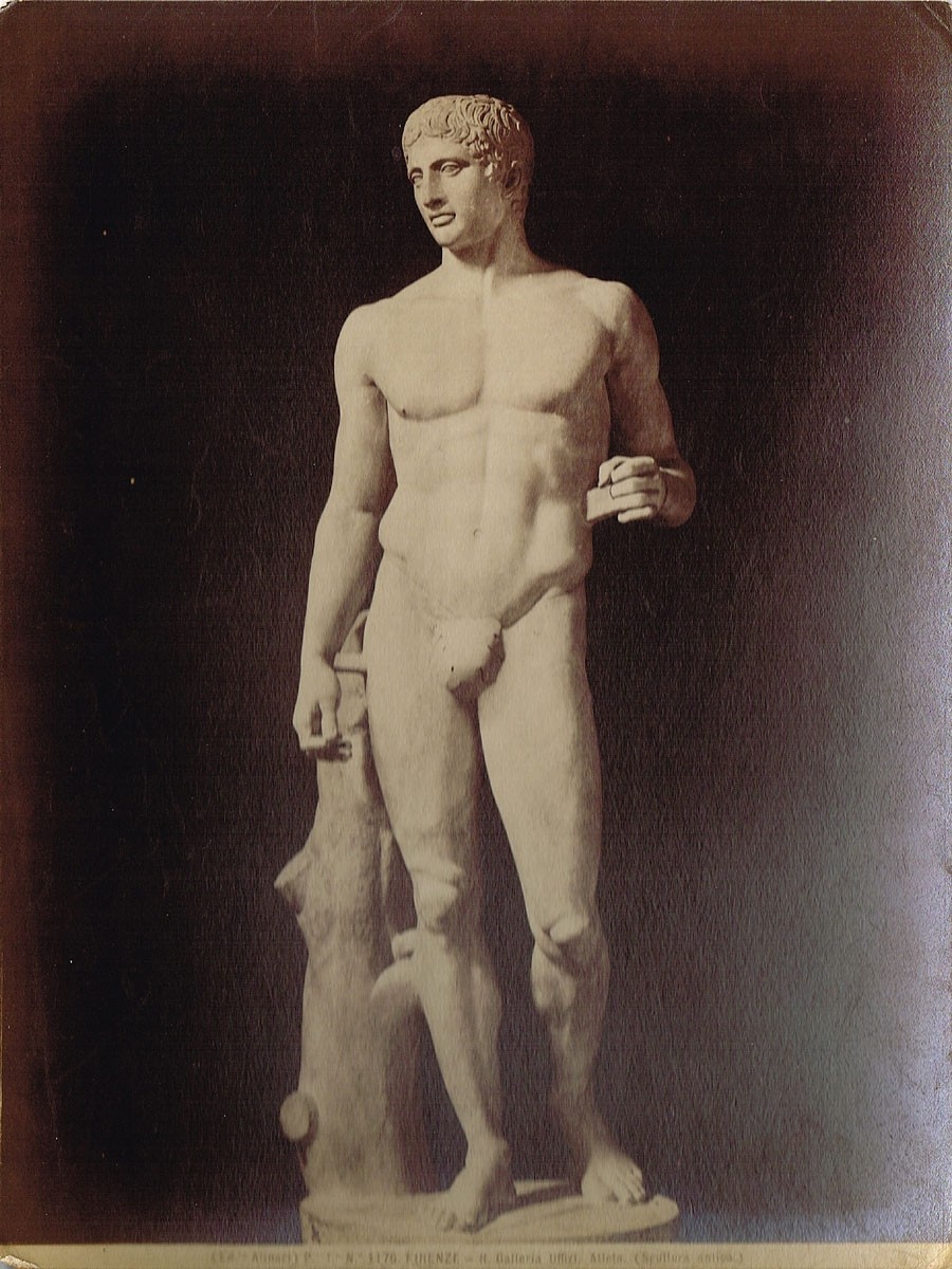 Fratelli Alinari, Der Athlet, Galleria degli Uffizi, Florenz