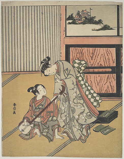 Suzuki Harunobu, The Music Lesson