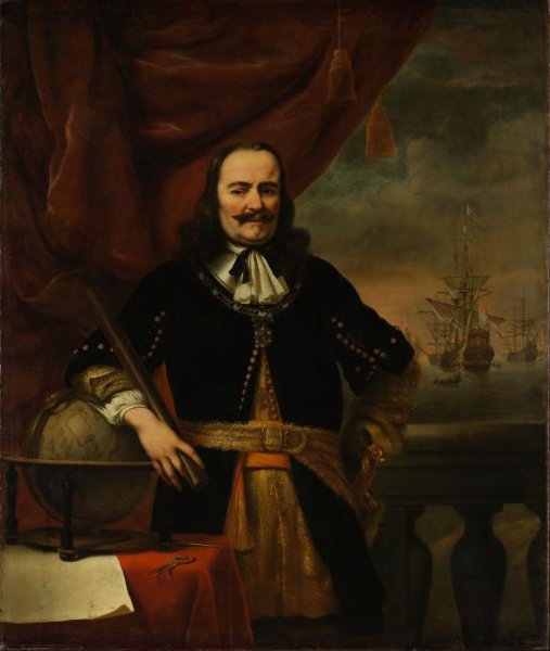 Ferdinand Bol, Michiel de Ruyter als luitenant-admiraal