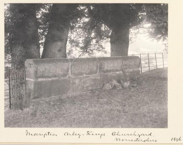 Stone, Benjamin (Sir), National Photographic Record and Survey
