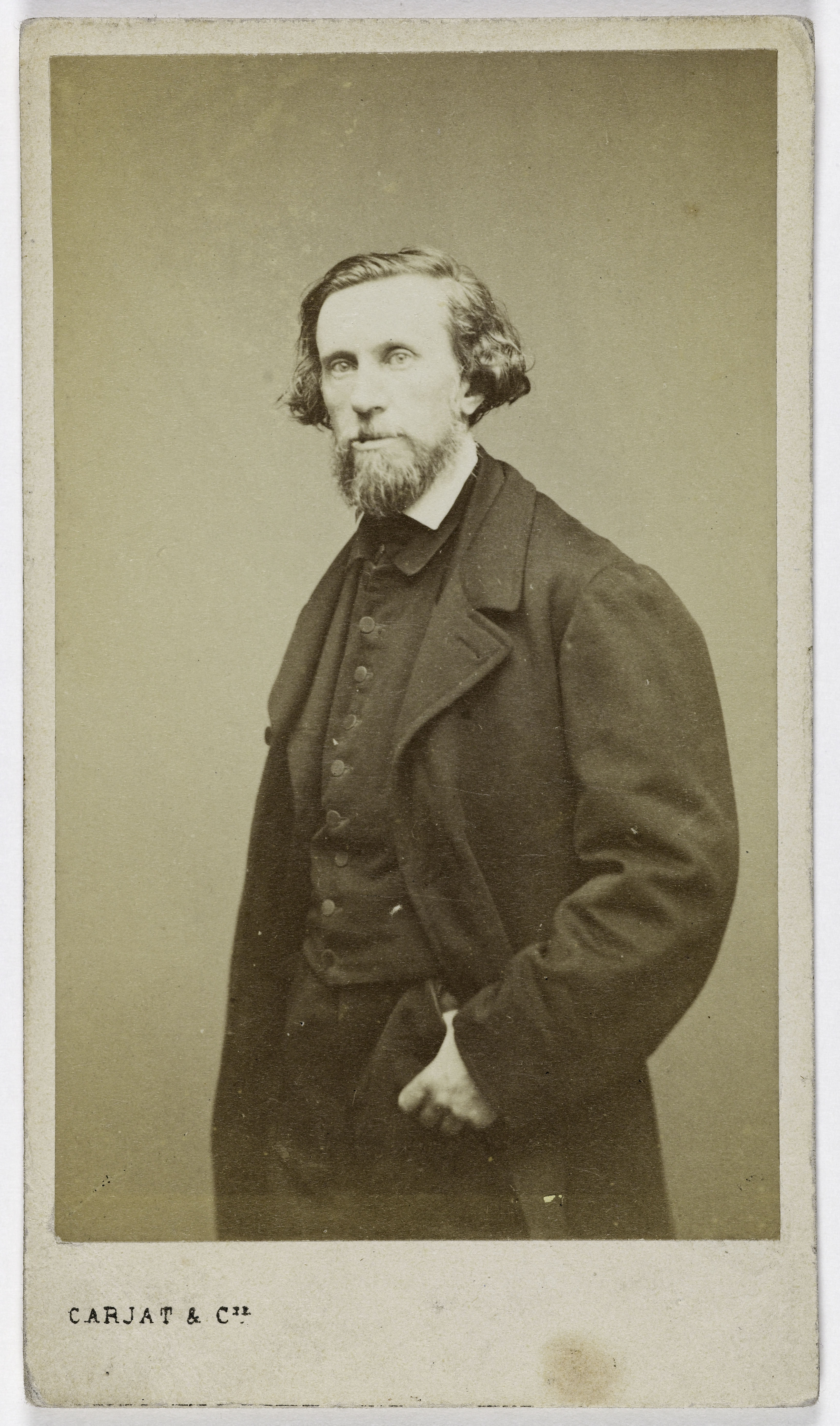 Carjat & Cie, Portrait d'Alfred Dumesnil (écrivain pour La Chronique artistique et Littérature)