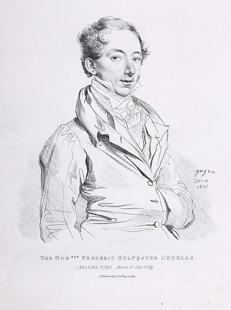 Jean Auguste Dominique Ingres, Portrait of Frederick Sylvester Douglas