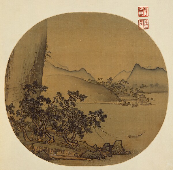 Unidentified artist, Boats Moored in Wind and Rain