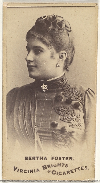 Allen & Ginter, Bertha Foster, from the Actors and Actresses series (N45, Type 1) for Virginia Brights Cigarettes