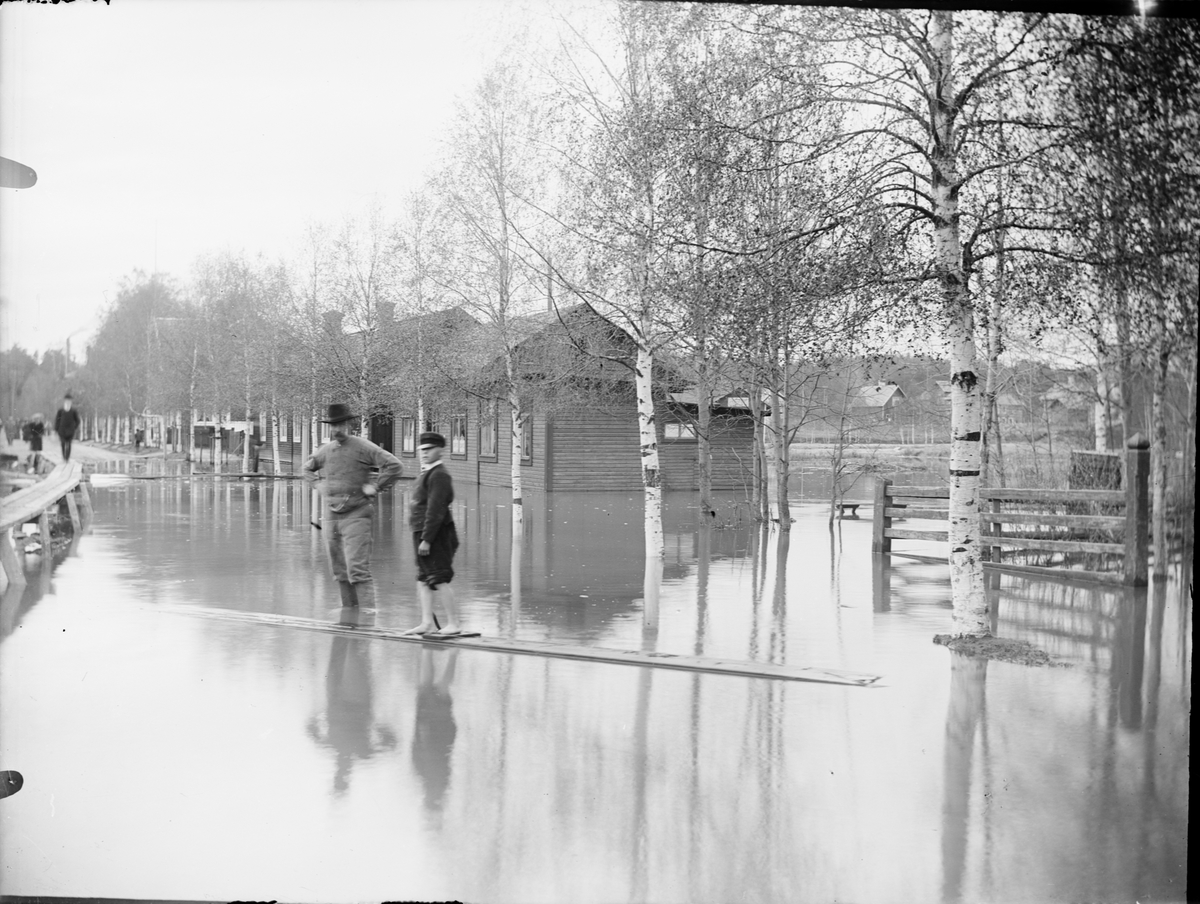 Skötsner-Edhlund, Översvämning, Rättvik, Dalarna 1909