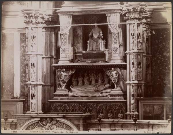 Giorgio Sommer, Napoli Chiesa S. Chiara Tomba del Re Roberto
