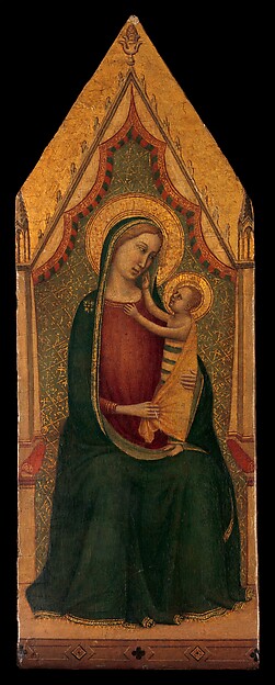 Bernardo Daddi, Madonna and Child Enthroned