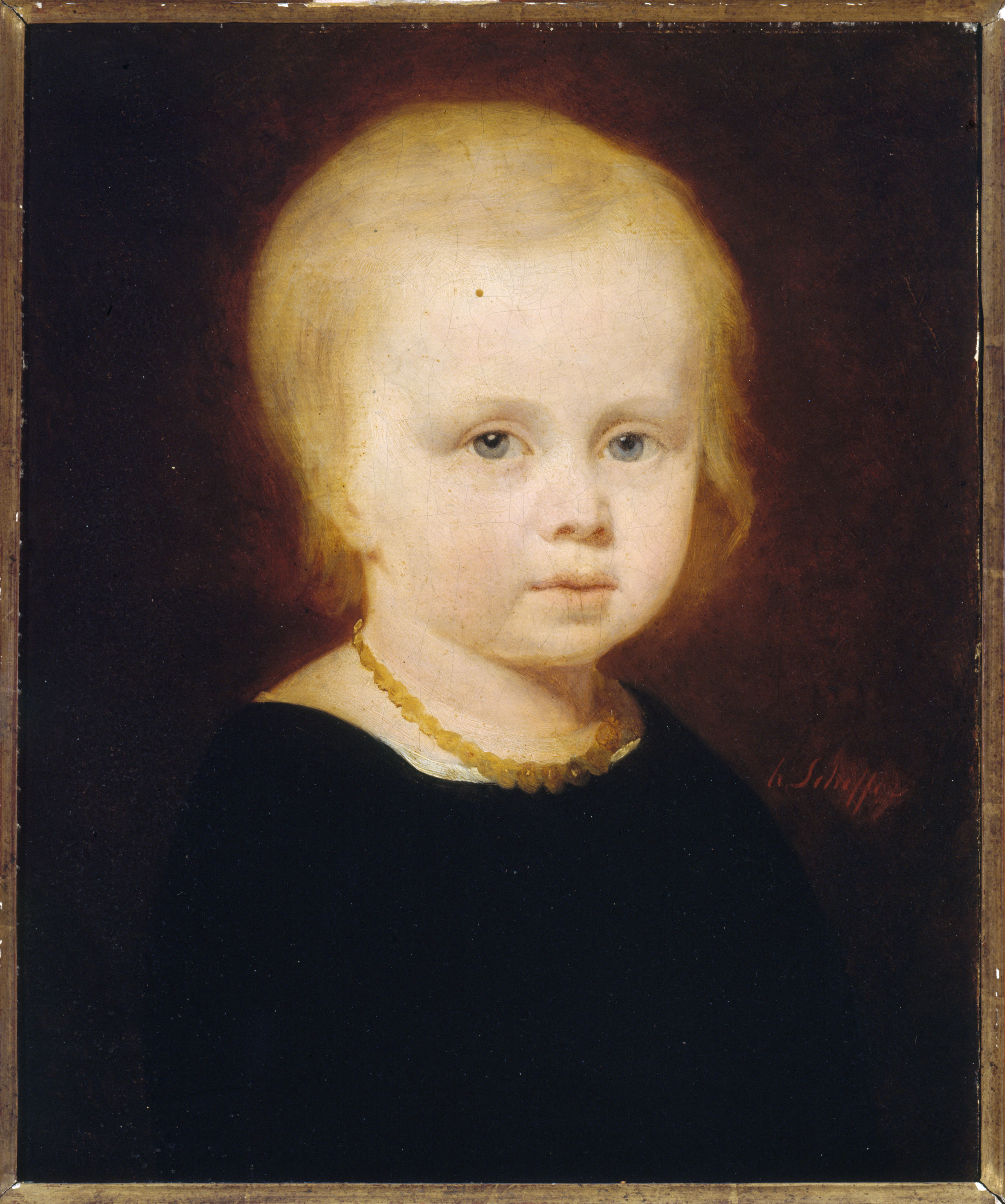 Henry Scheffer, Portrait d'enfant