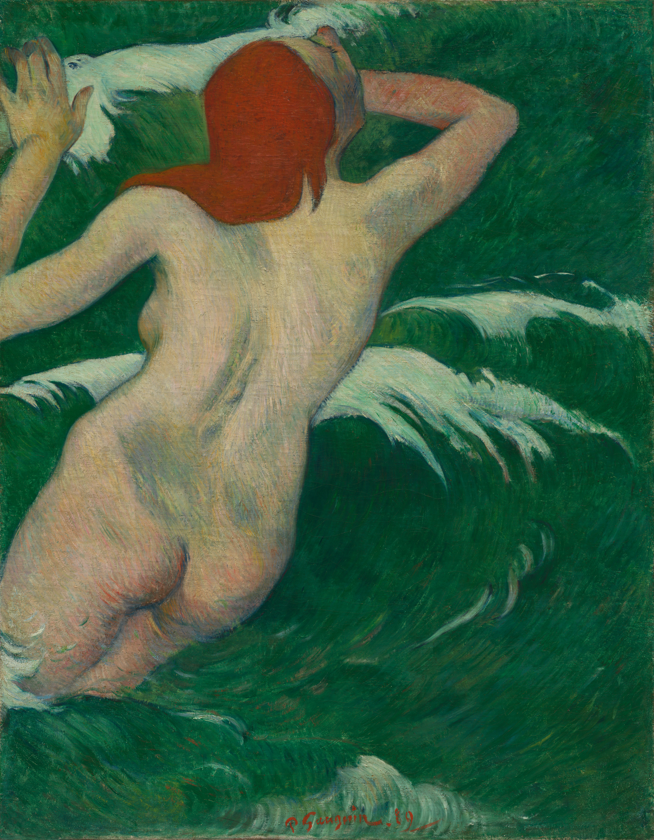Paul Gauguin, In the Waves (Dans les Vagues)