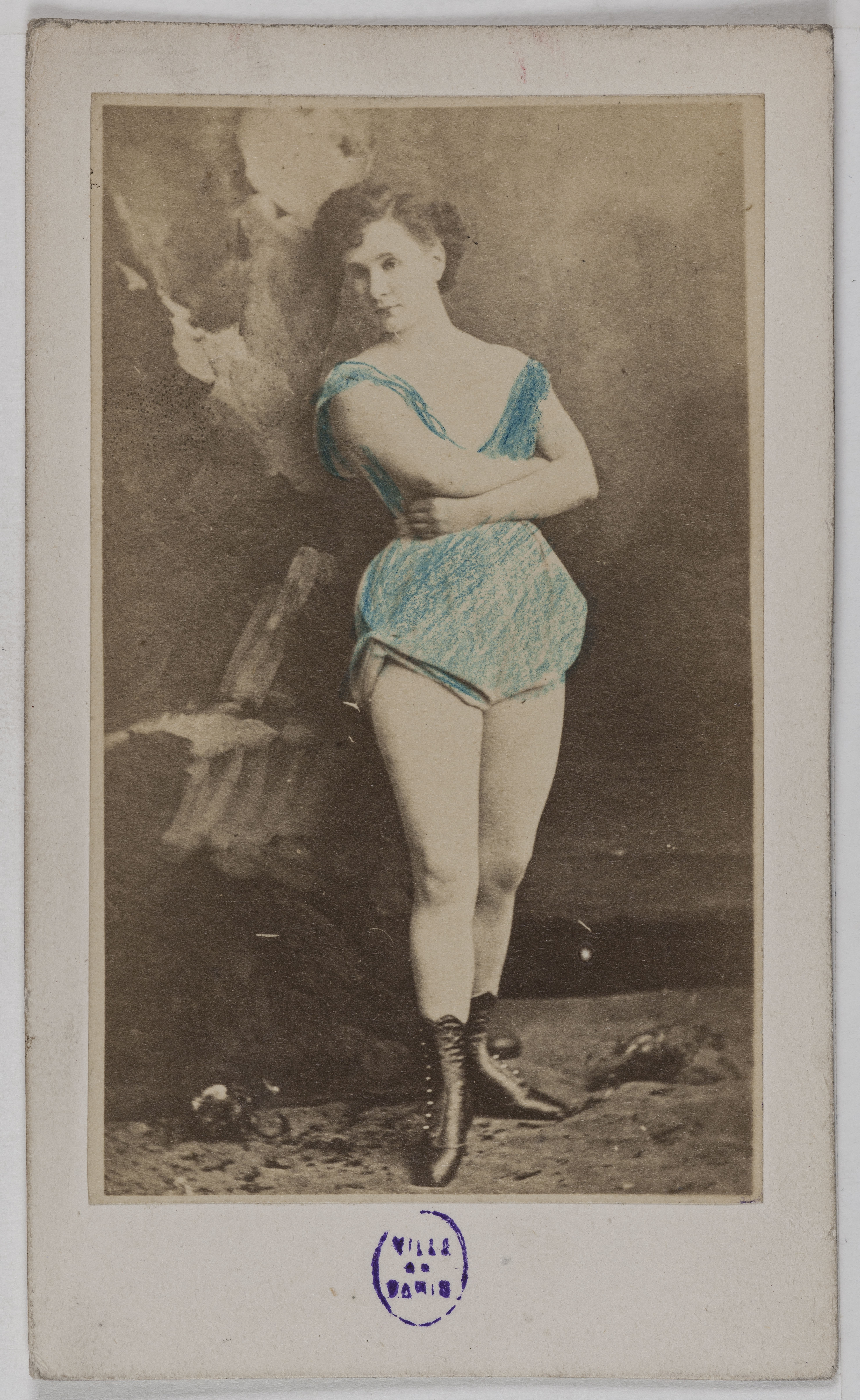 Anonyme, Portrait de Miss Sarah Lowe, (dite Dowe), (actrice)
