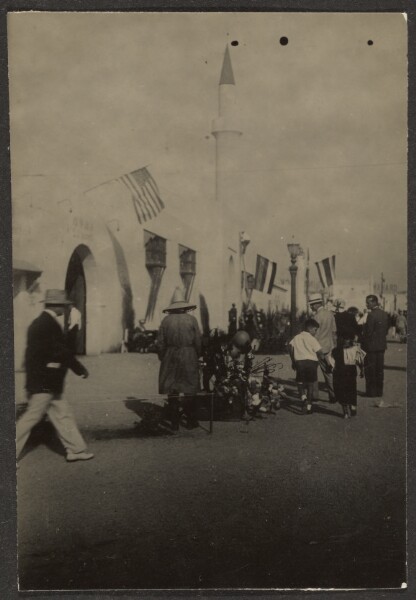 Louis Fleckenstein, [Figures with Flags]