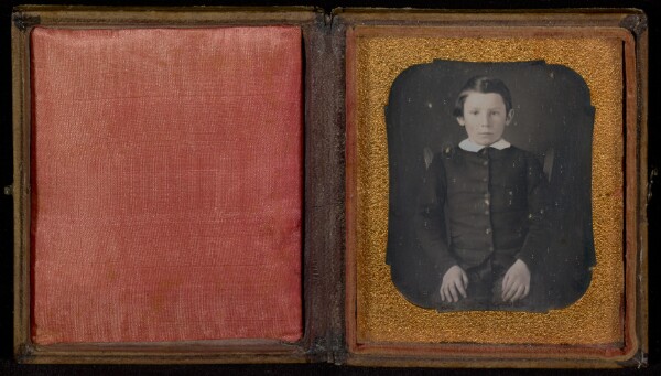 Unknown, [Portrait of a Seated Boy]