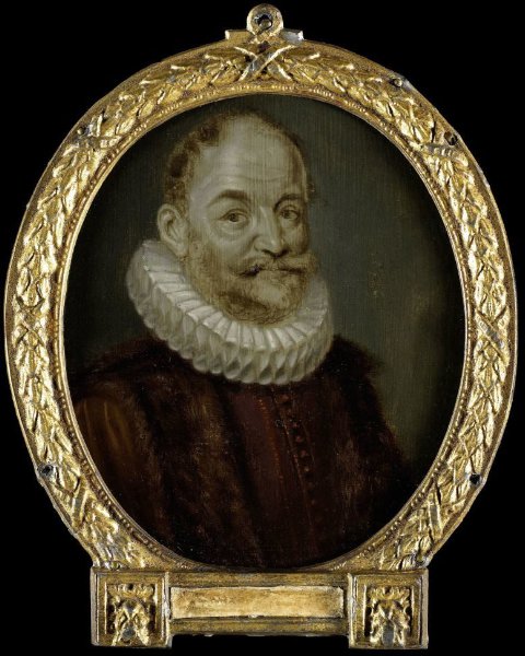 Arnoud van Halen, Portrait of Johannes Polyander à Kerckhoven, Professor of Theology in Leiden
