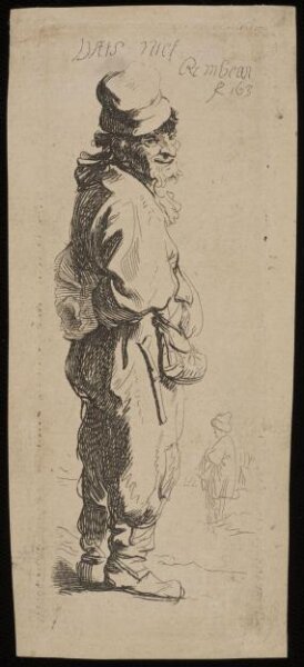Rembrandt van Rijn, A peasant replying: 'Dats niet'