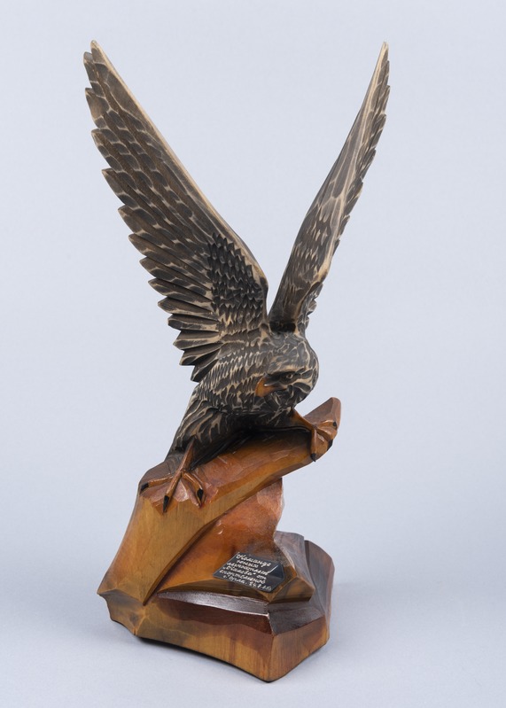 Unknown artist, Miniskulptuur Kaljukotkas