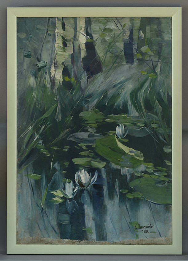 Karl Hagemeister, Seerosen und Birken, 1912