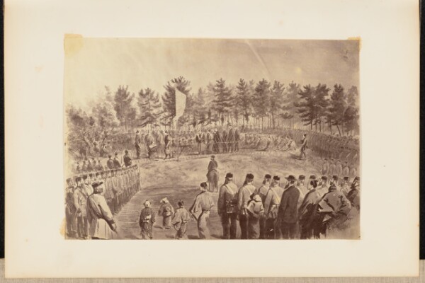 Felice Beato, [Photographic Copy of a Drawing of an Execution by Charles Wirgman]