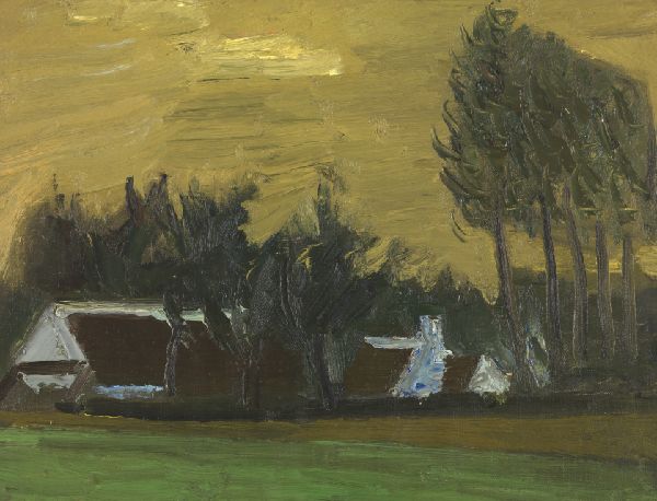 Gustave De Smet, Landscape with Black Italian Poplars