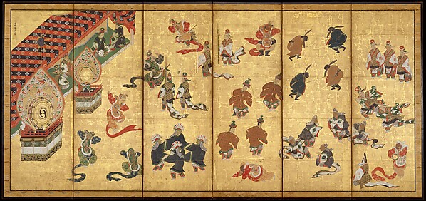 Kano Yasunobu, Bugaku Dancers