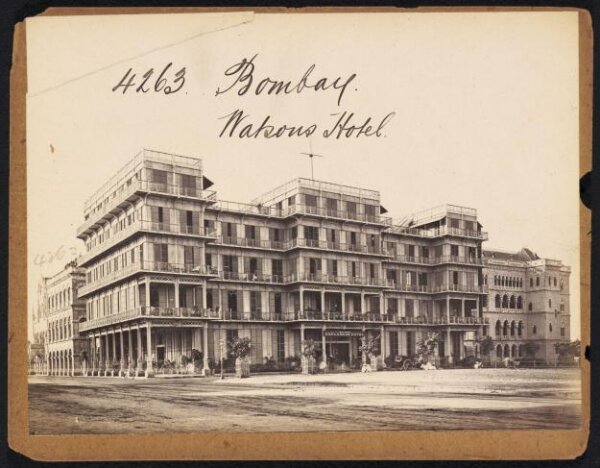 Francis Frith, Bombay.  Watson's Hotel