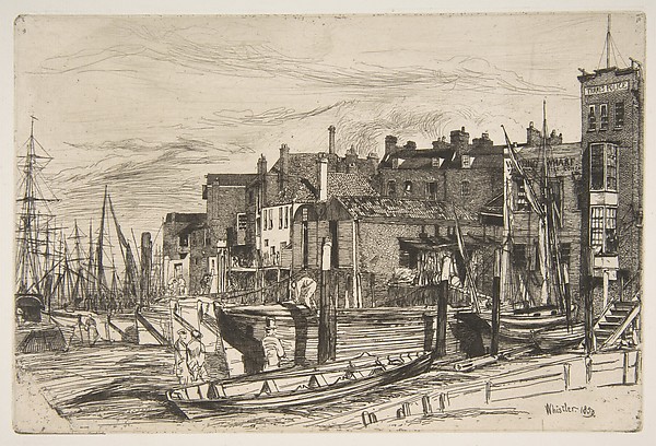 James McNeill Whistler, Thames Police (Wapping Wharf)