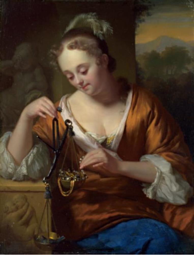 Godfried Schalcken, Allegory of Virtue and Riches