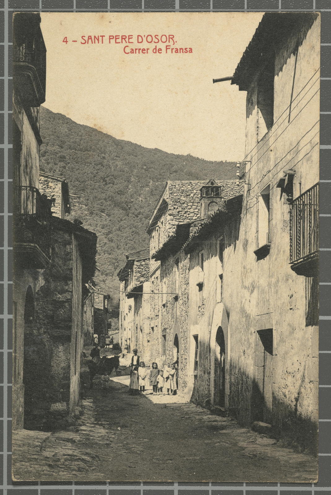 Desconegut, 4 - San Pedro de Osor. Calle de Fransa