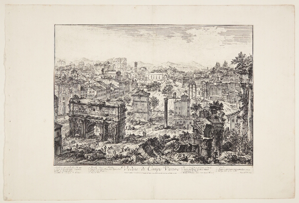 Giovanni Battista Piranesi, Forum Romanum set fra Capitol