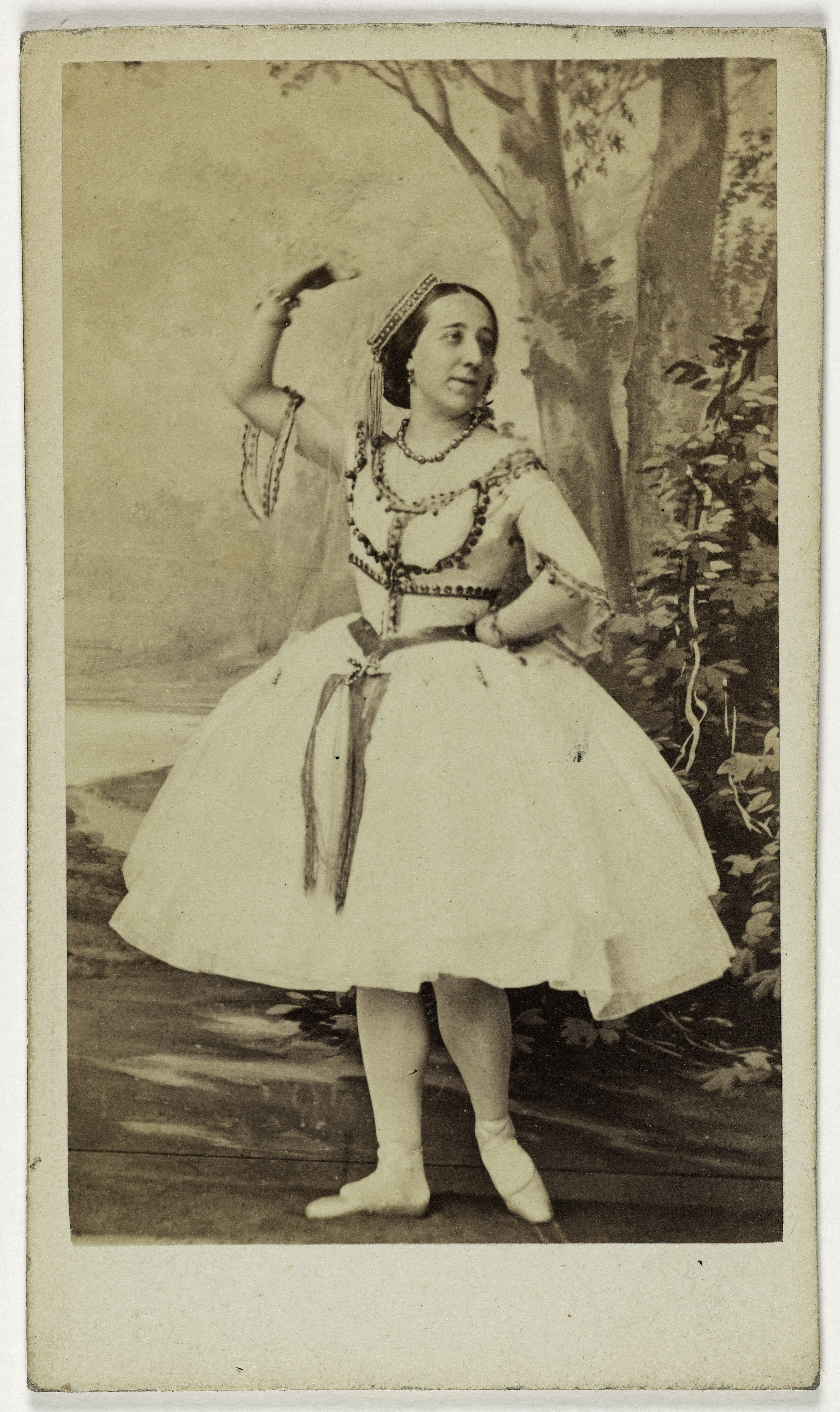 Pierre Petit & Trinquart, Portrait de Guichard, danseuse (Porte de St Martin et Opéra)
