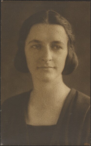 Louis Fleckenstein, [Portrait of a Woman with Striped Jacket]
