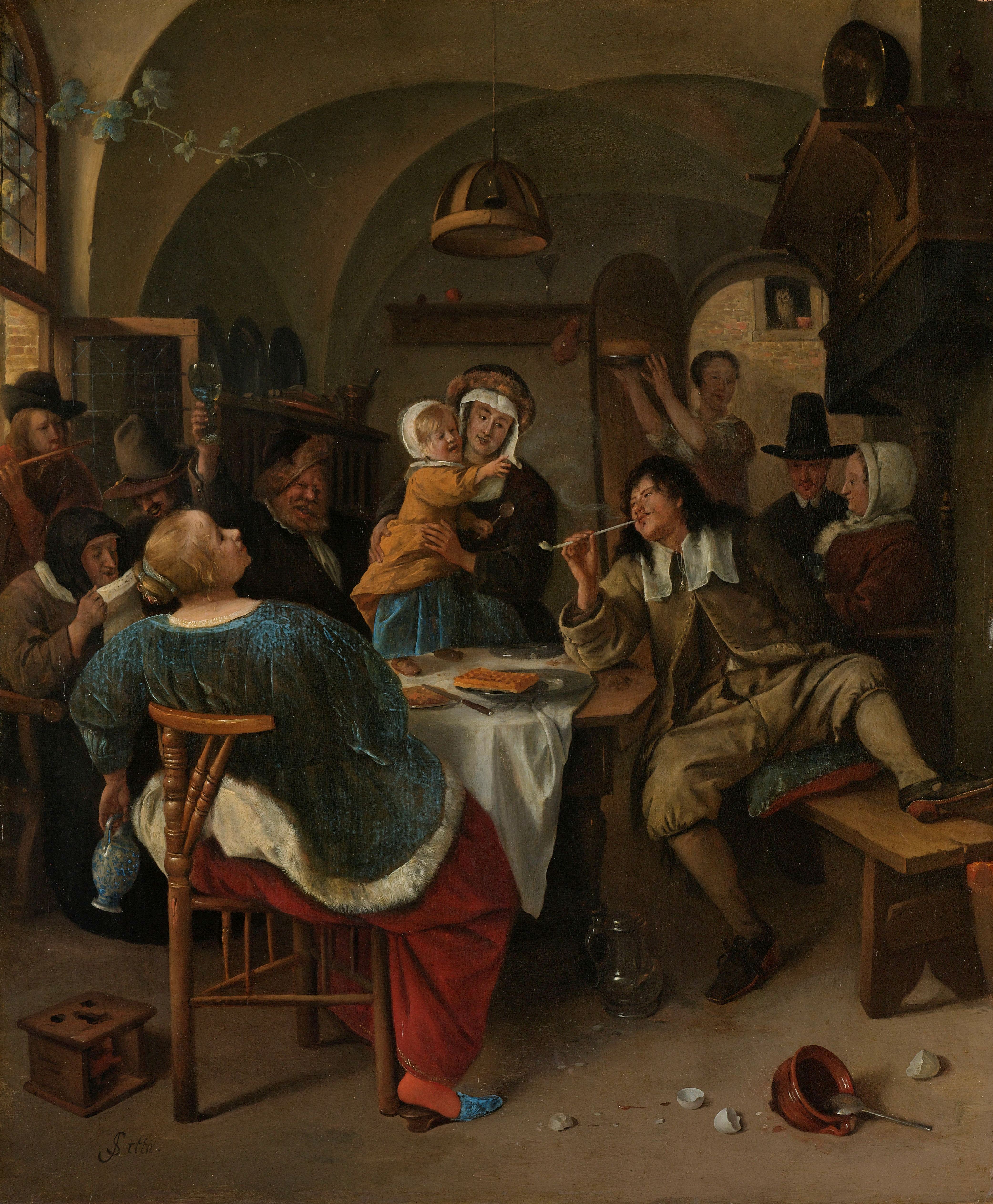 Jan Steen, Family scene