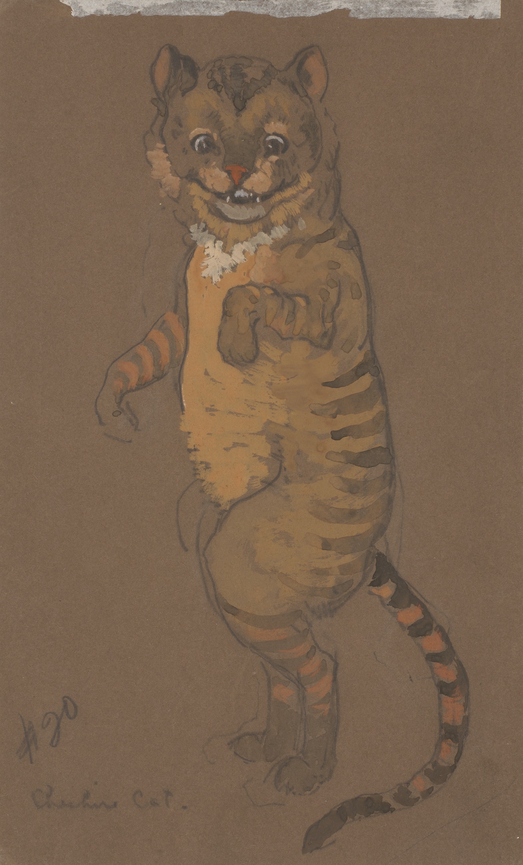 William Penhallow Henderson, Cheshire Cat (costume design for Alice-in-Wonderland, 1915)