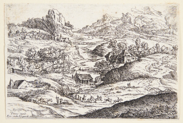 Lucas van Uden, Landskab med ryttere