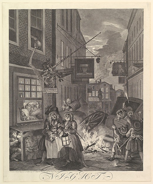 William Hogarth, Night: The Four Times of Day