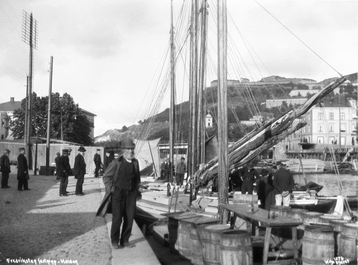 Anders Beer Wilse, Prot: Fredrikshald - Fiskebryggen 13. Juni 1902