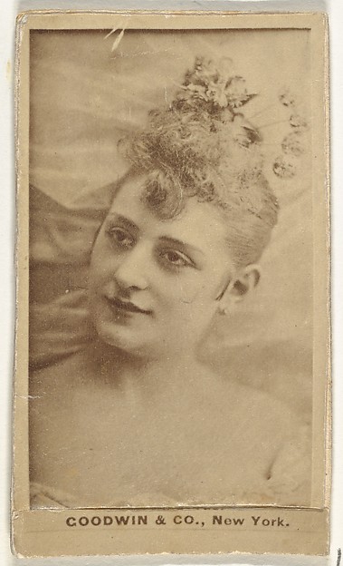 Goodwin & Company, From the Actors and Actresses series (N171) for Old Judge, Gypsy Queen, and Temple Bar Cigarettes