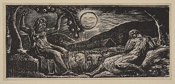 William Blake, Thenot Under a Fruit Tree, from Thornton's "Pastorals of Virgil"