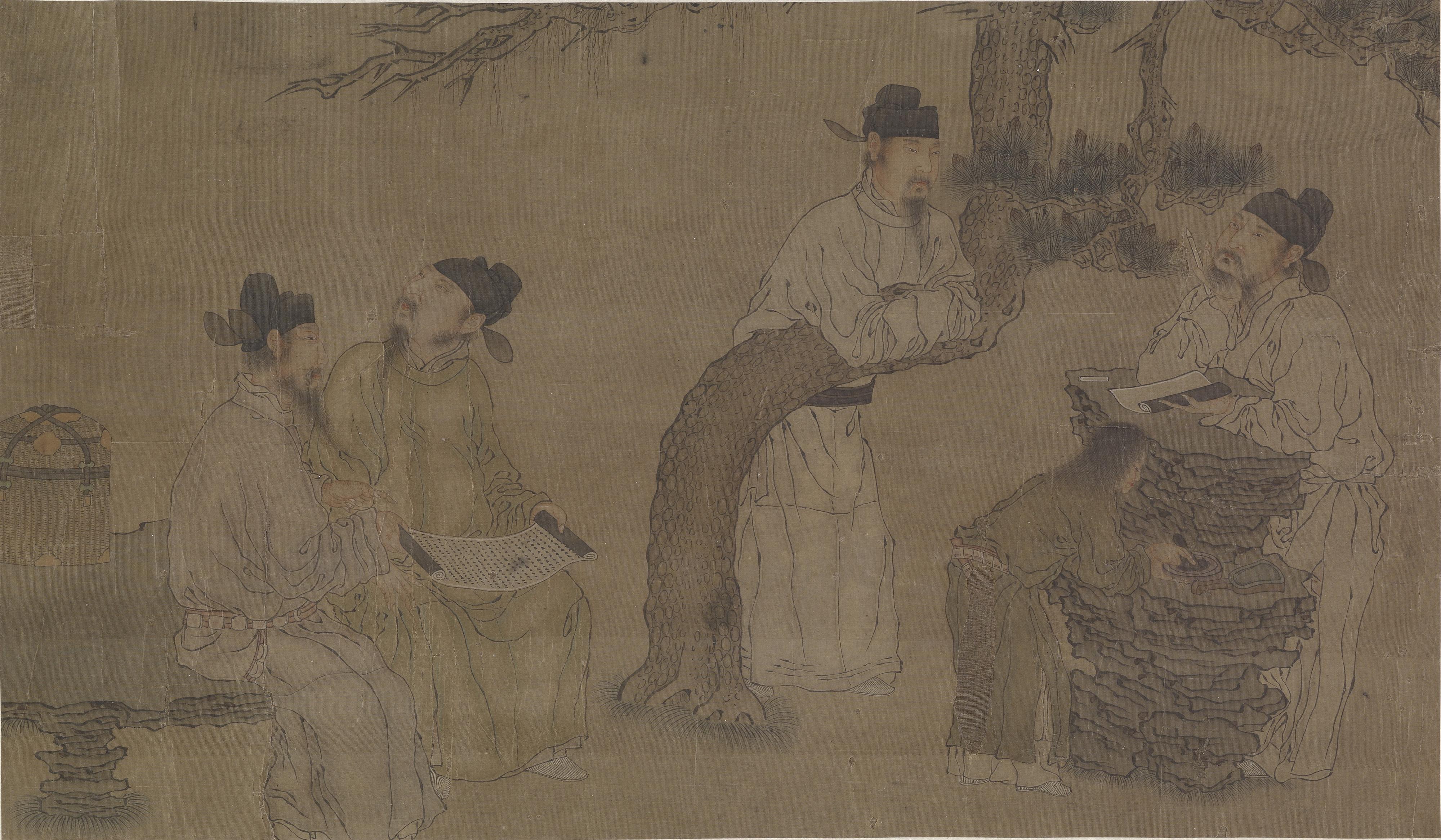 Formerly attributed to Li Gonglin, Literary gathering